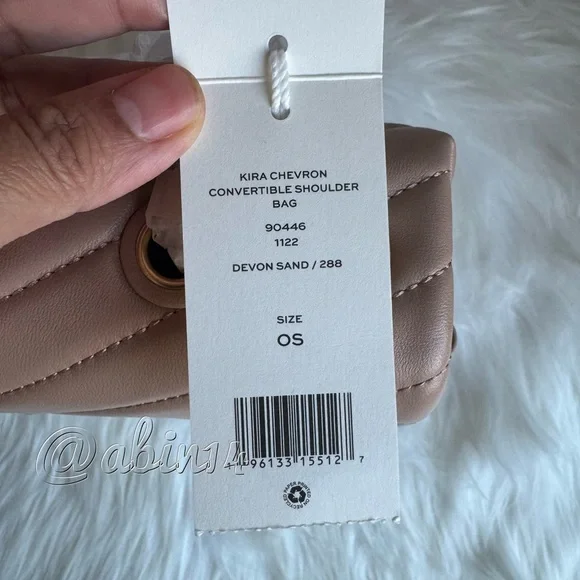 NWT Tory Burch Kira Leather Convertible Shoulder Crossbody Bag ( Larger Size)